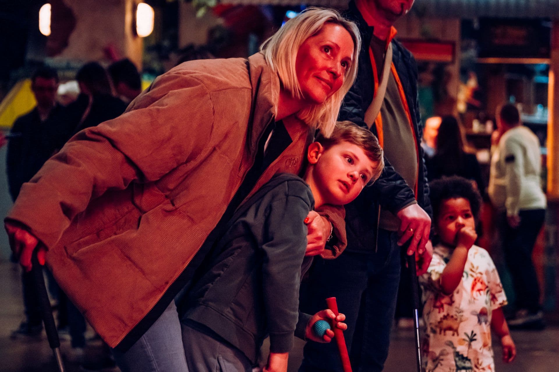 Mother and Son at Treetop