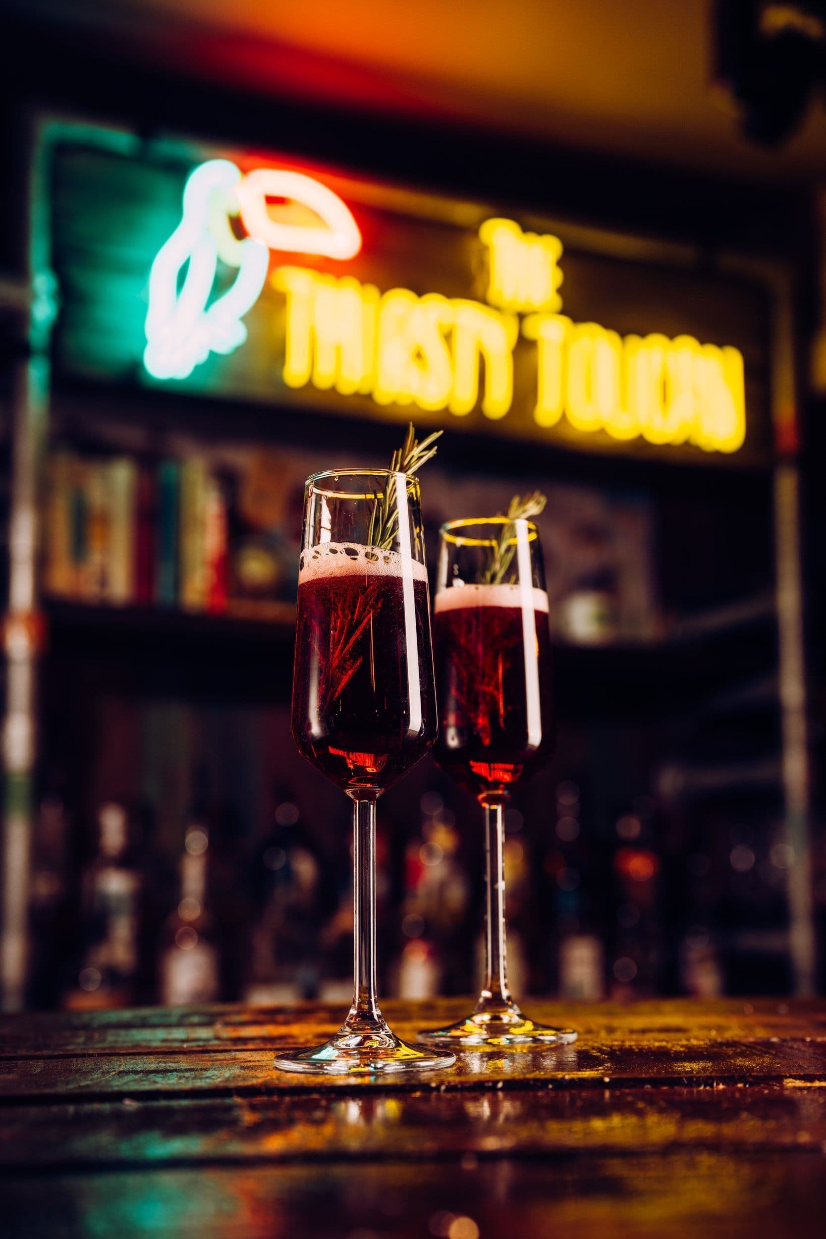 Festive Spritz Cocktail at Treetop Golf.